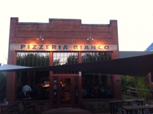 Photo of the facade of Pizzeria Bianco.